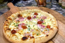 Pizza chèvre miel - lusitalia